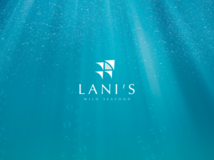 Lani's Wild Seafood | Logo Design by Adam Knights