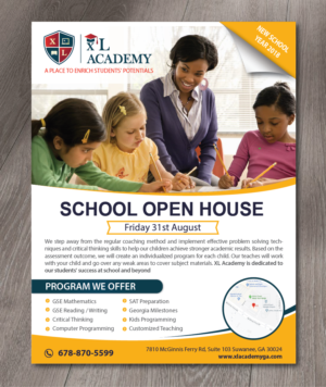 Flyer Design by alex989 for xlacademy llc | Design: #19273963