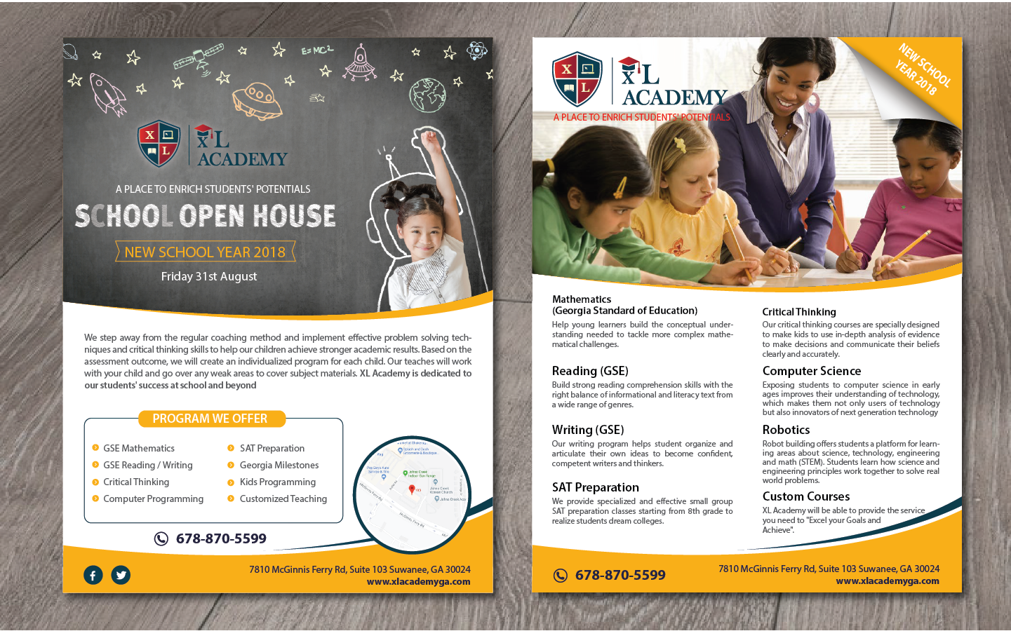 Flyer Design by alex989 for xlacademy llc | Design #19291088