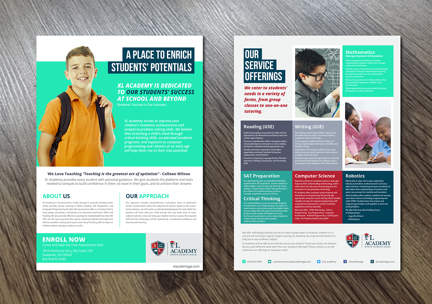 Flyer Design by Alexandar for xlacademy llc | Design #19274522