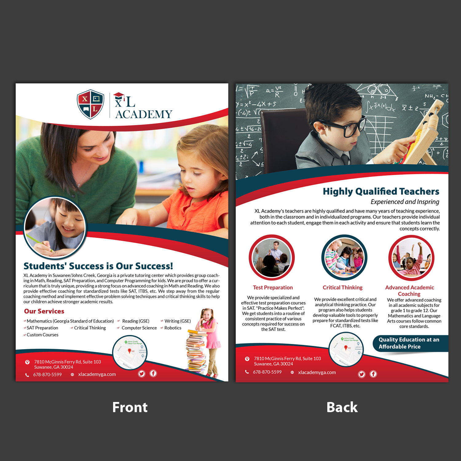 Flyer Design by Schöpfer for xlacademy llc | Design #19296289