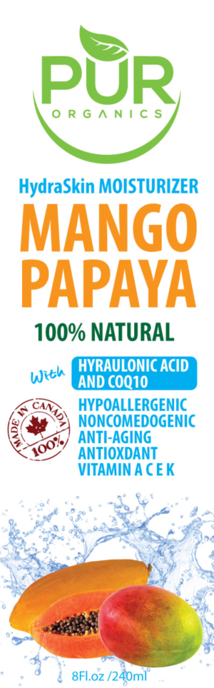 PUR HydraSkin   MOISTURIZER LABEL | Diseño de Etiqueta por Sergio Coelho