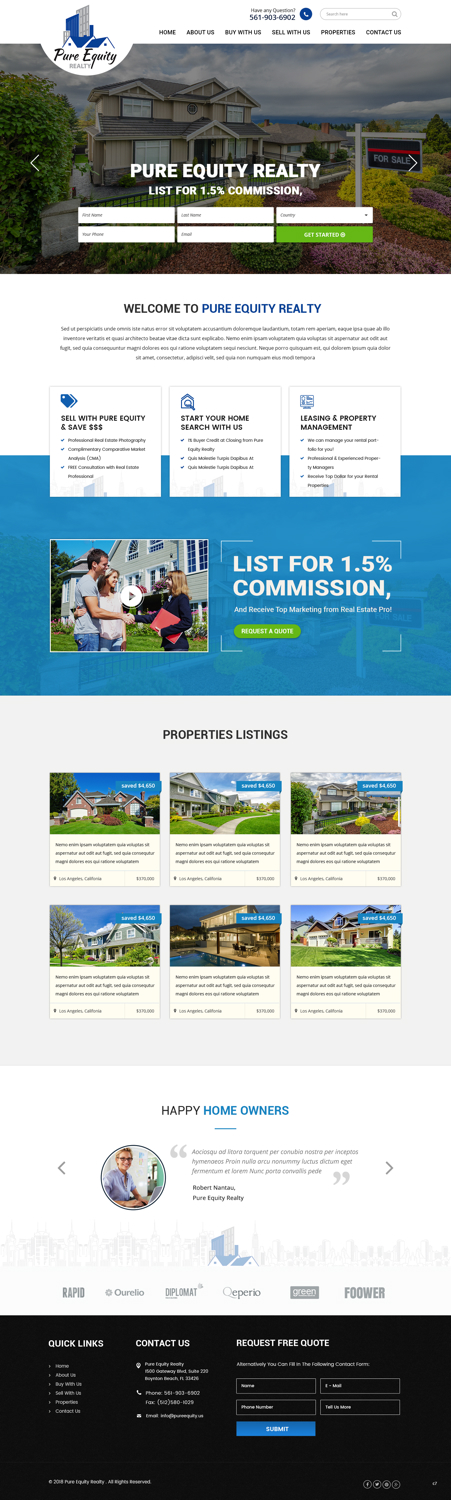 Web Design by pb for this project | Design #19286916