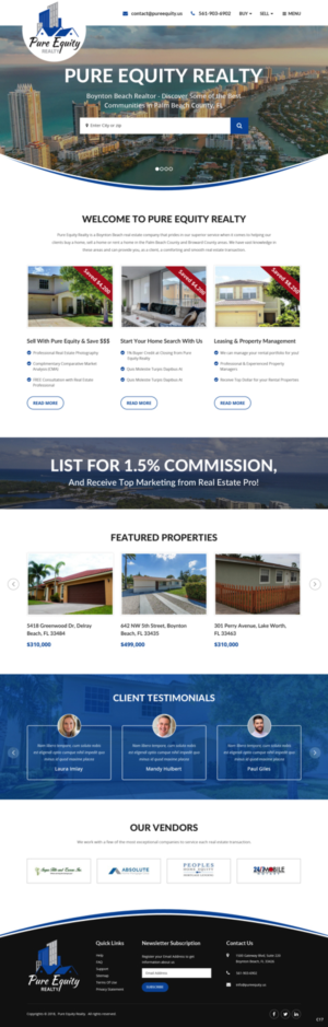 Web Design by pb for this project | Design: #19286920