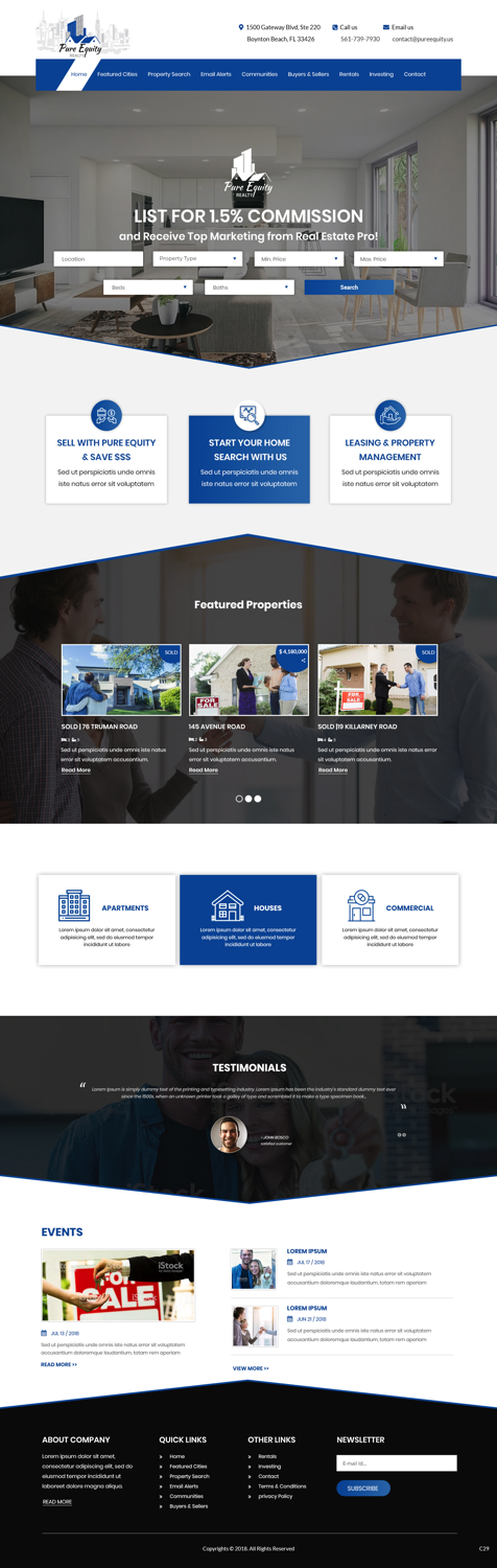 Web Design by pb for this project | Design #19286923