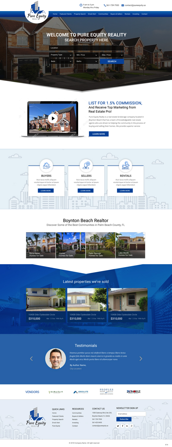 Web Design by pb for this project | Design #19286928