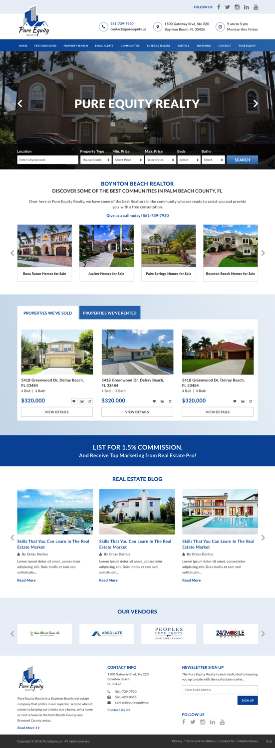 Web Design by pb for this project | Design #19295534