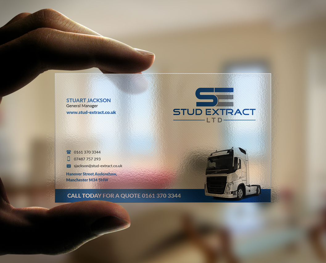 Business Card Design by Pointless Pixels India for CV Hubs & Bearings Ltd | Design #19273079