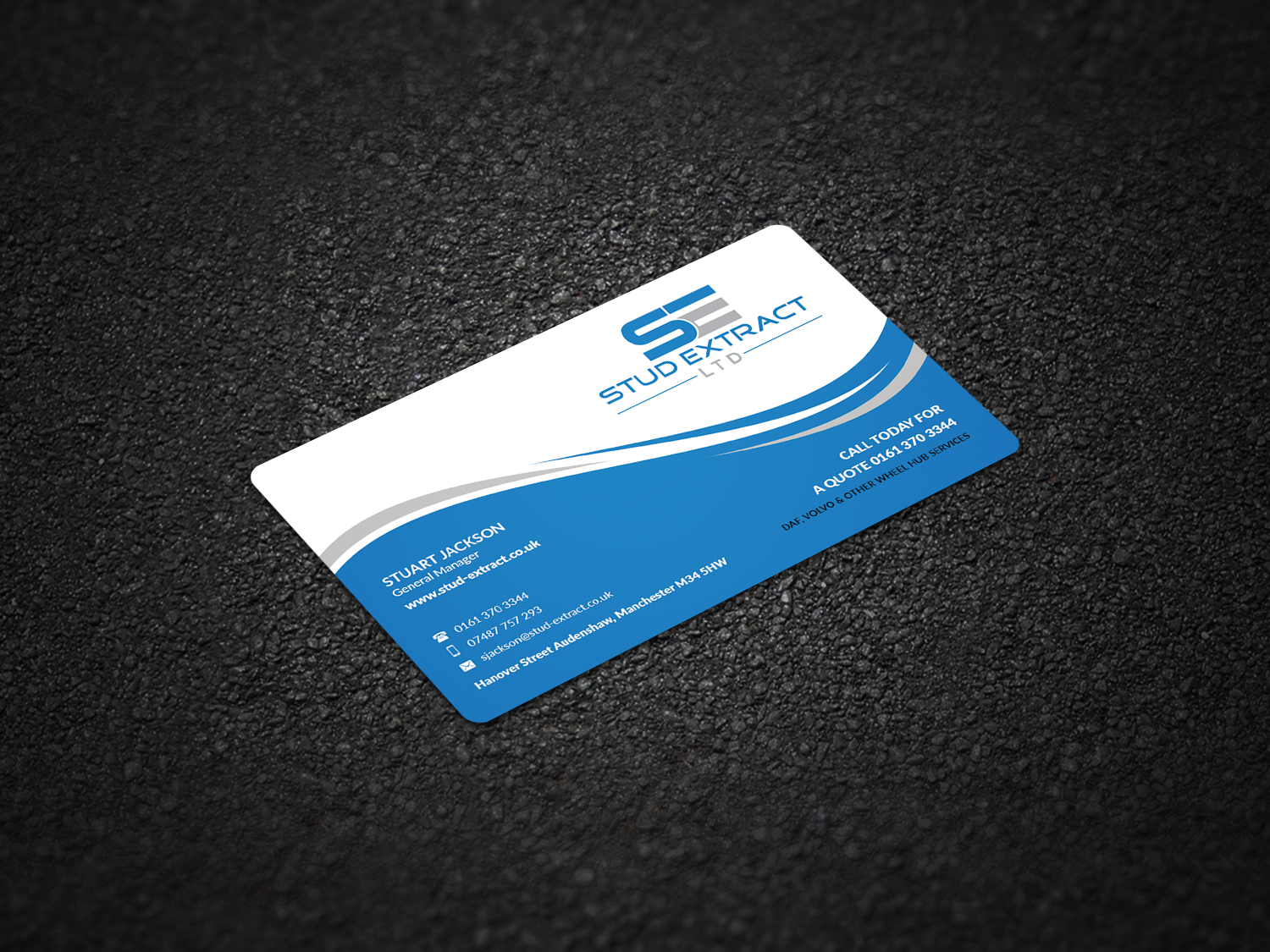Business Card Design by Pointless Pixels India for CV Hubs & Bearings Ltd | Design #19273688