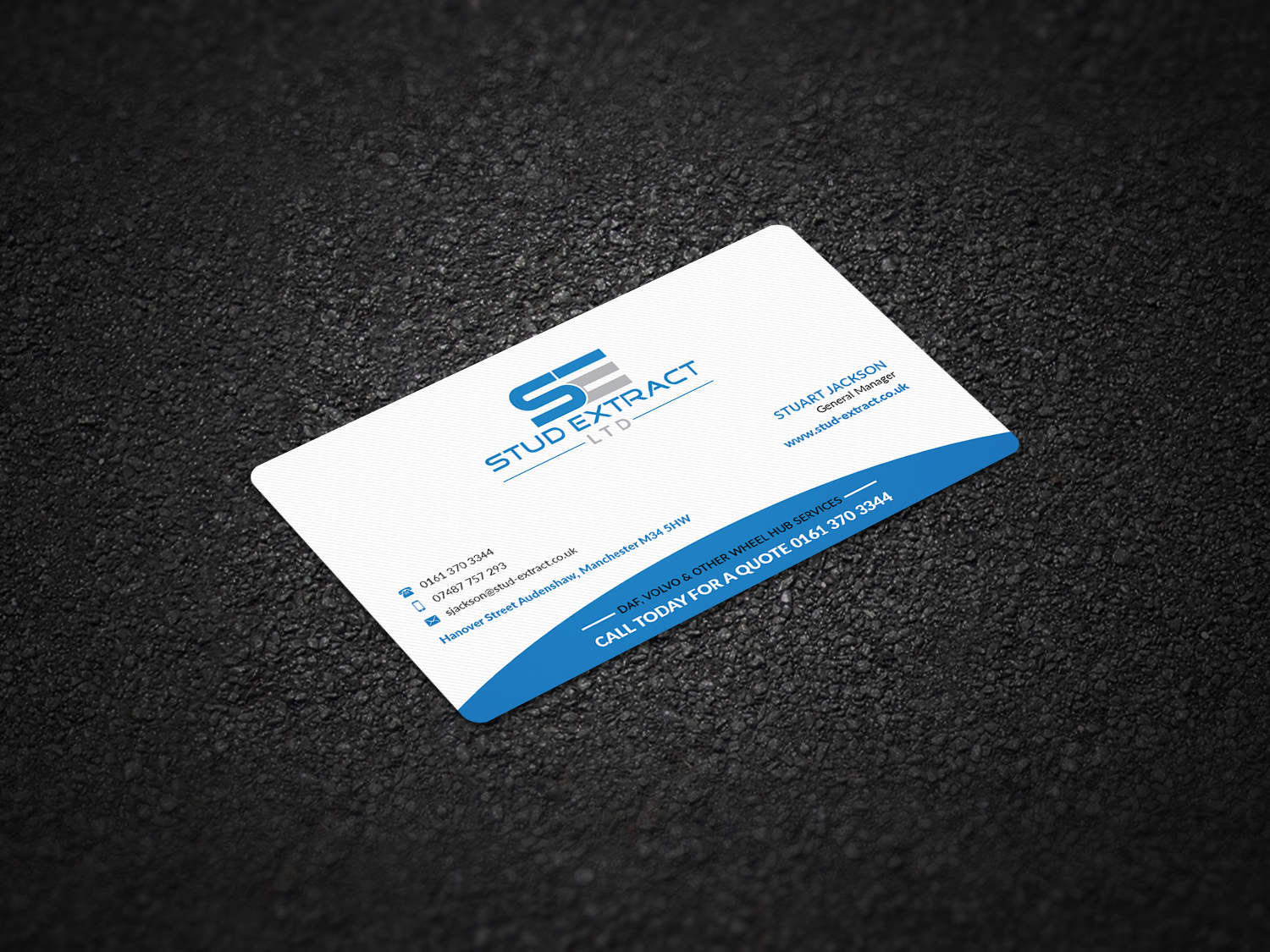 Business Card Design by Pointless Pixels India for CV Hubs & Bearings Ltd | Design #19274076