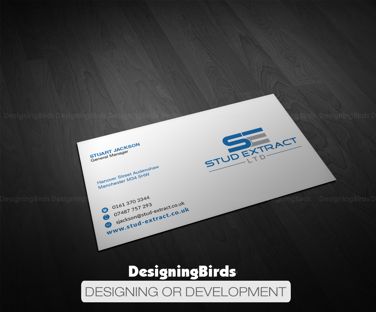 Diseño de Tarjeta de Presentación por Designing Birds para CV Hubs & Bearings Ltd | Diseño #19276260