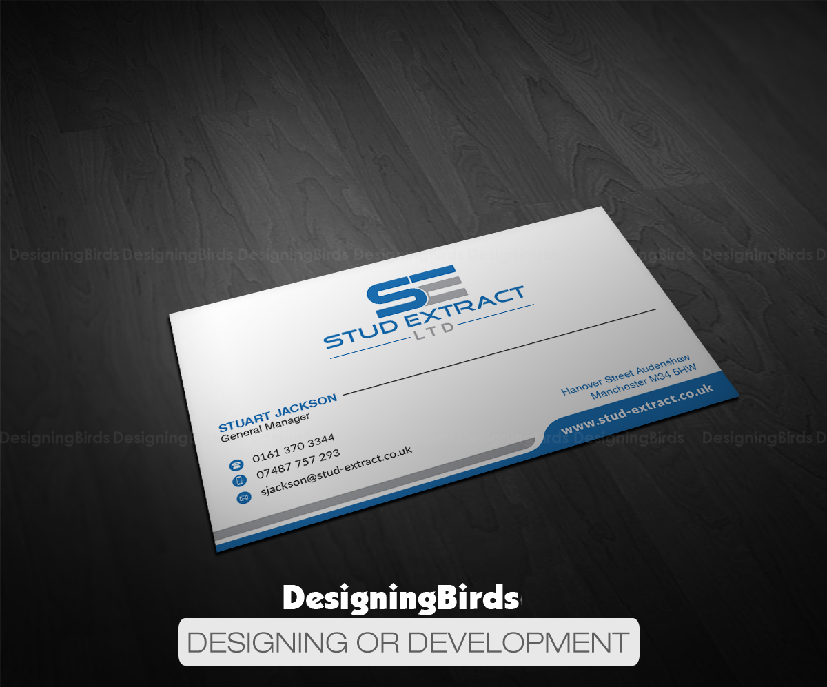 Business Card Design by Designing Birds for CV Hubs & Bearings Ltd | Design #19276261