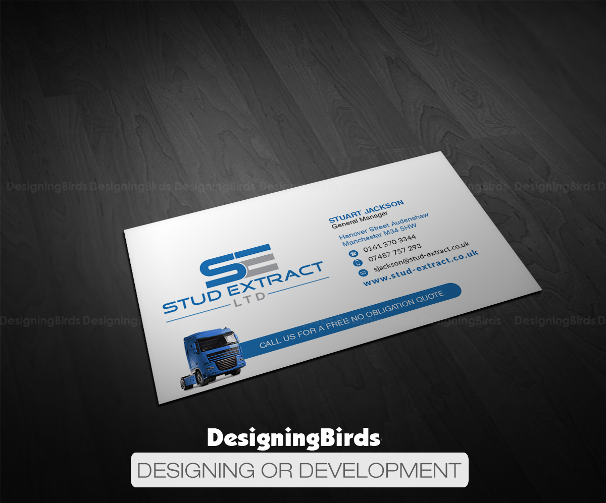 Business Card Design by Designing Birds for CV Hubs & Bearings Ltd | Design #19276718