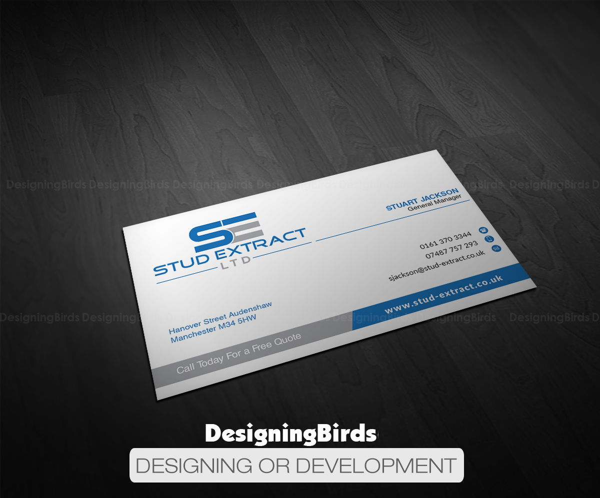 Business Card Design by Designing Birds for CV Hubs & Bearings Ltd | Design #19276831