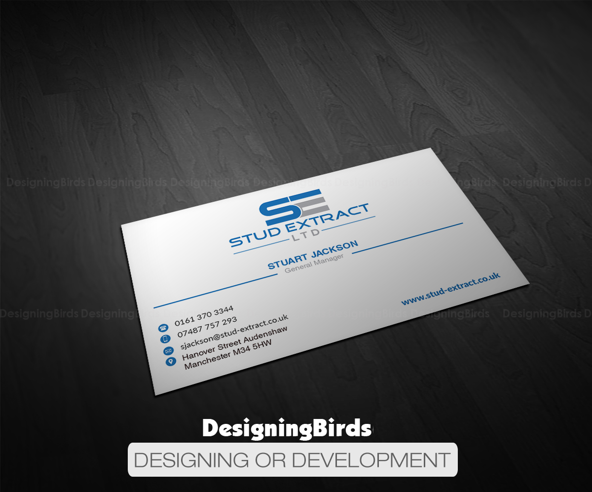 Business Card Design by Designing Birds for CV Hubs & Bearings Ltd | Design #19277148