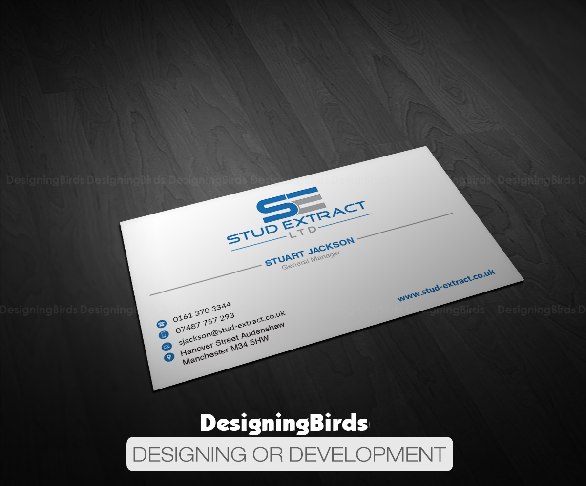 Business Card Design by Designing Birds for CV Hubs & Bearings Ltd | Design #19277149