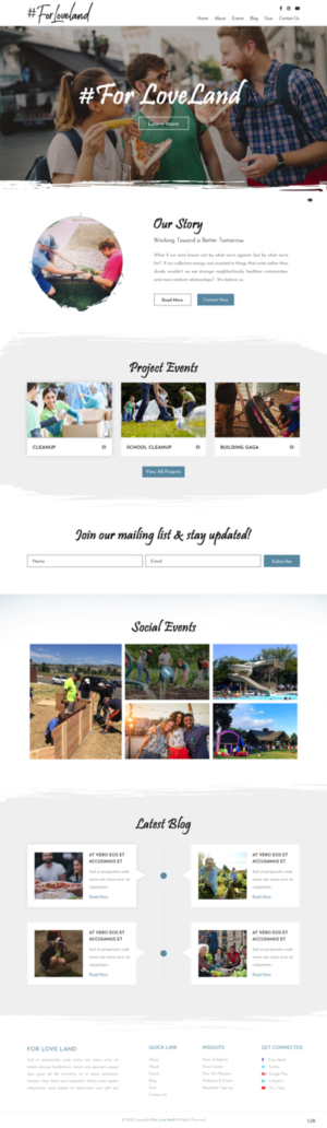 Wordpress Design by pb for Restoration Church | Design: #19286939