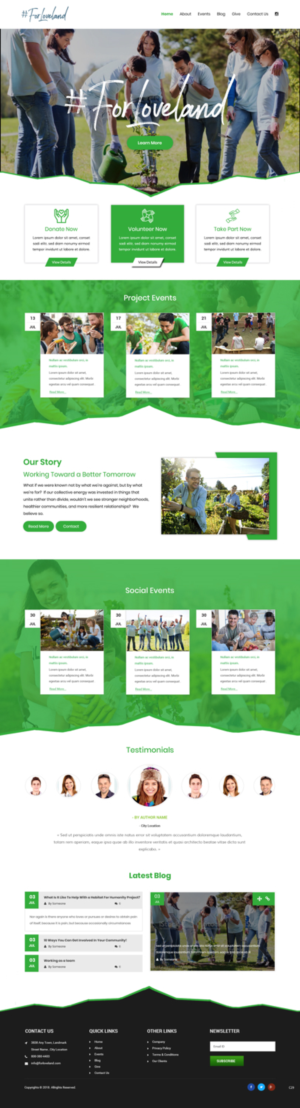 Wordpress Design by pb for Restoration Church | Design: #19295529