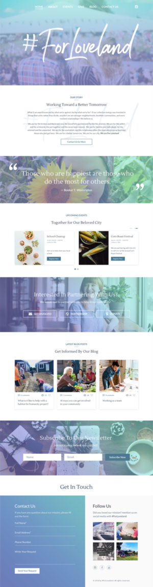 Wordpress Design by Sadek for Restoration Church | Design #19287959