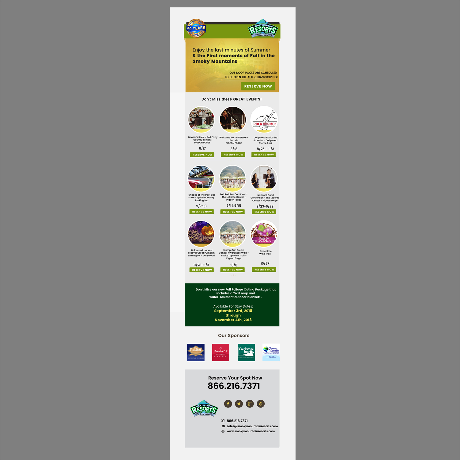 Graphic Design by Kowzi for Smoky Mountain Resorts | Design #19346683