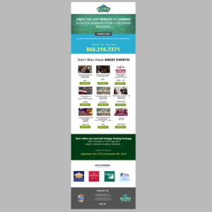 Graphic Design by Kowzi for Smoky Mountain Resorts | Design: #19351544