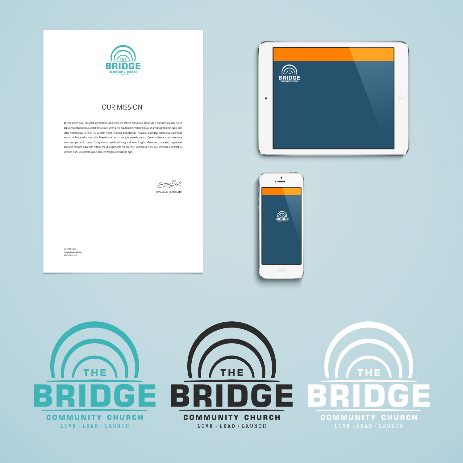 Logo Design by RhonStoppable for theBridge | Design #19308190
