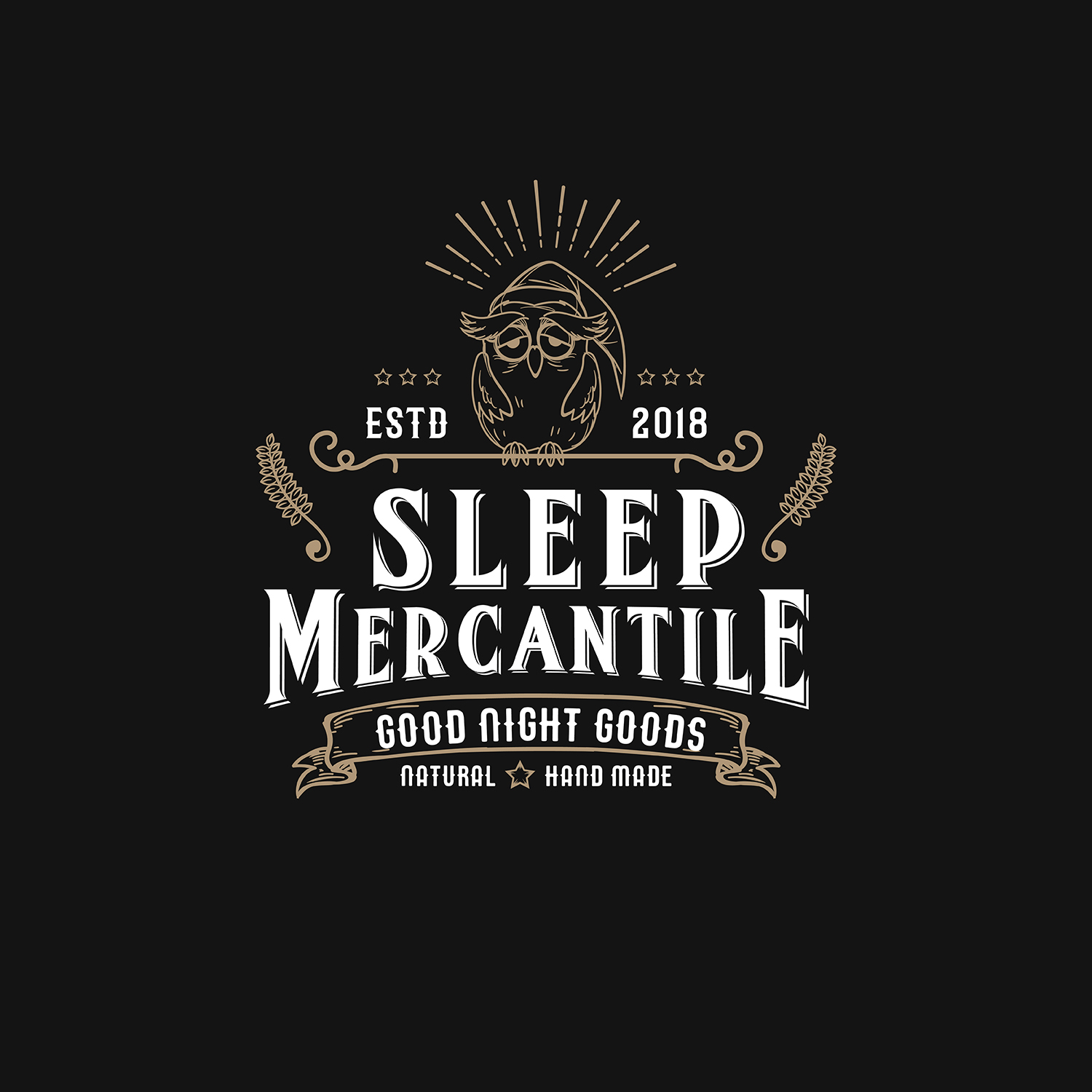 Diseño de Logo por Happy Fish Creations para Sleep Mercantile | Diseño #19308945
