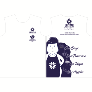 T-shirt Design by alejo8 for Unistar Foods Inc. | Design: #19335188