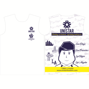 T-shirt Design by alejo8 for Unistar Foods Inc. | Design: #19335402