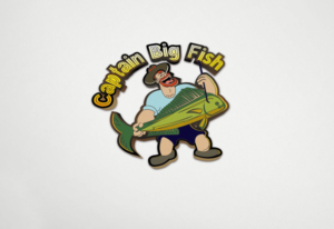 Captain Big Fish | Logo-Design von Kero