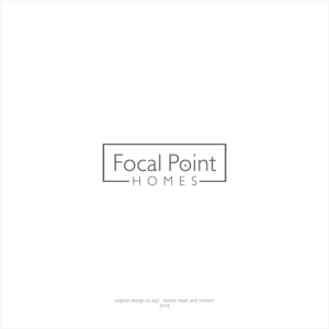 Logo Design by Arham Hidayat for Focal Point Homes | Design: #19318649