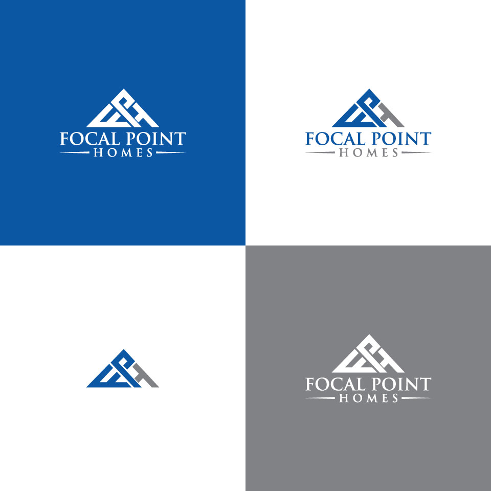 Logo Design by ThePirate for Focal Point Homes | Design #19294016