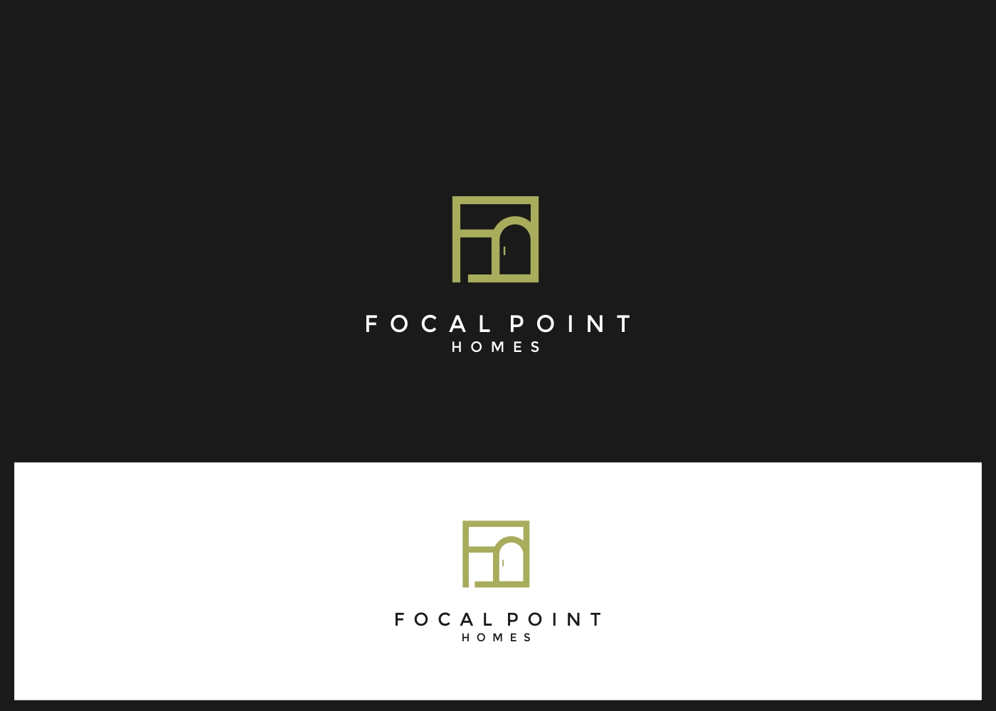 Logo Design by eiffel tesla for Focal Point Homes | Design #19312548