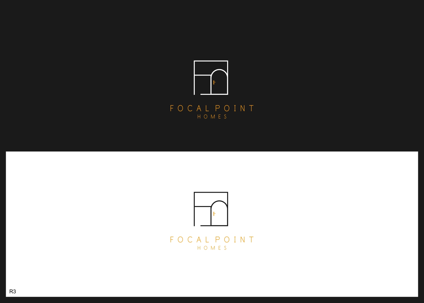 Logo Design by eiffel tesla for Focal Point Homes | Design #19357702