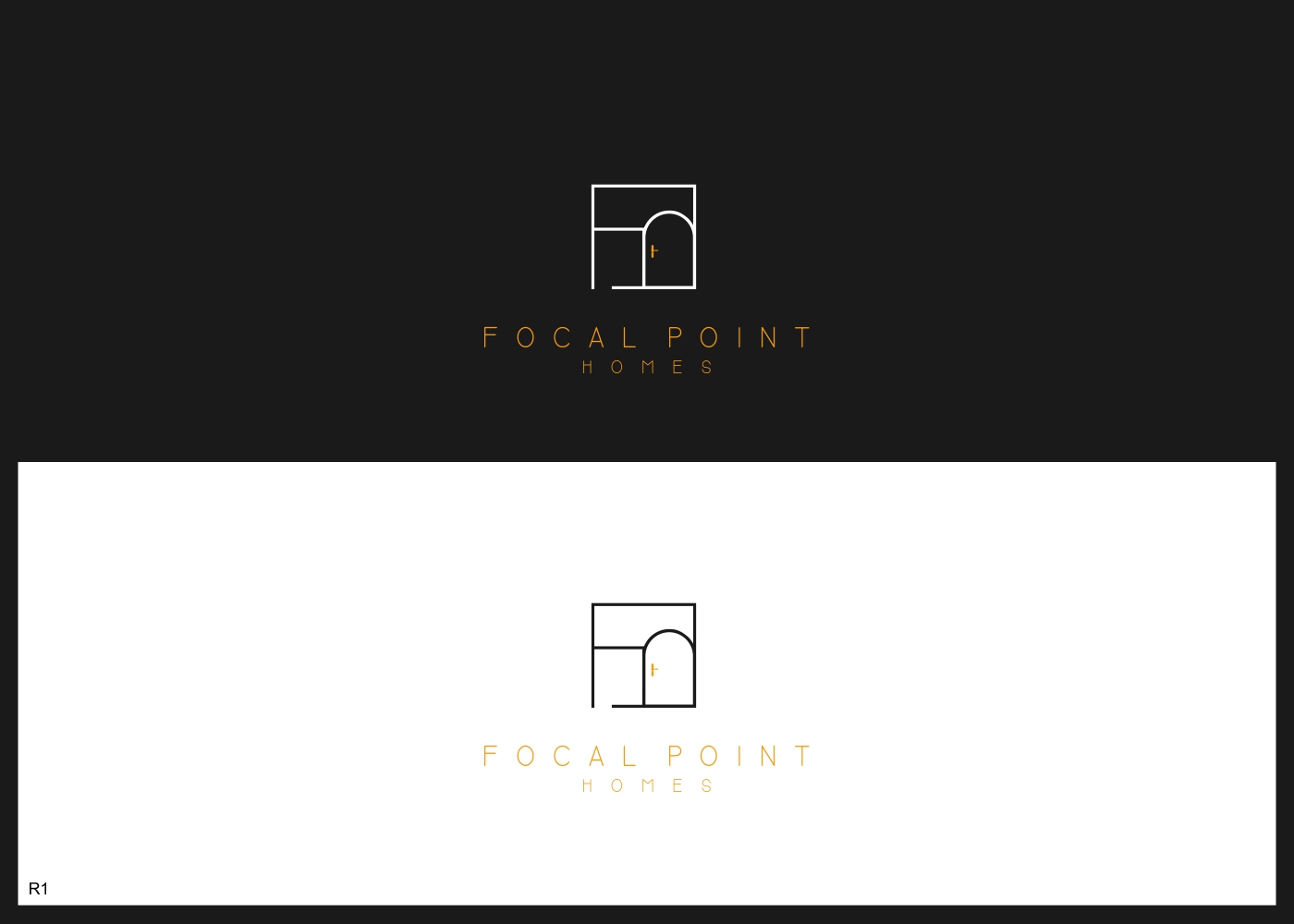Logo Design by eiffel tesla for Focal Point Homes | Design #19357704