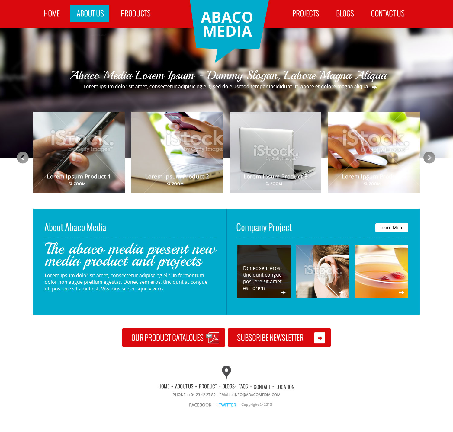 Web Design by AVROM for Abaco Media & Publishing | Design #2894339