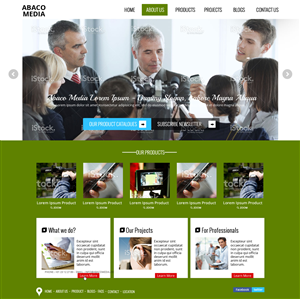 Web Design by AVROM for Abaco Media & Publishing | Design: #2894971