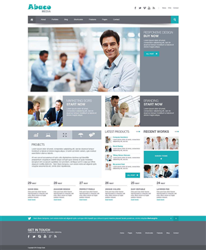 Diseño Web por Design Dude para Abaco Media & Publishing | Diseño #3191819