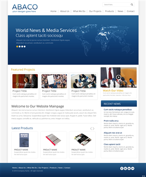 Web Design by pb for Abaco Media & Publishing | Design: #2892587