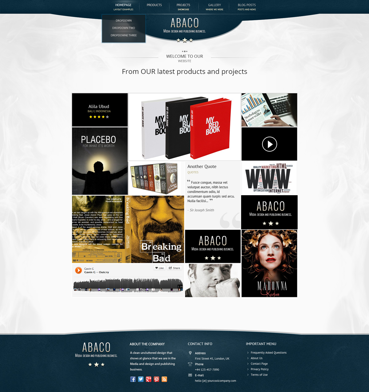 Web Design par LuCa pour Abaco Media & Publishing | Design #2913202