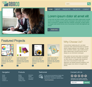 Web Design by jeckx2 for Abaco Media & Publishing | Design: #3257488