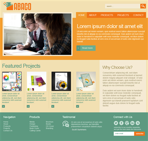 Web Design by jeckx2 for Abaco Media & Publishing | Design: #3257643