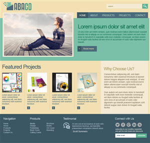 Web Design by jeckx2 for Abaco Media & Publishing | Design: #3257674