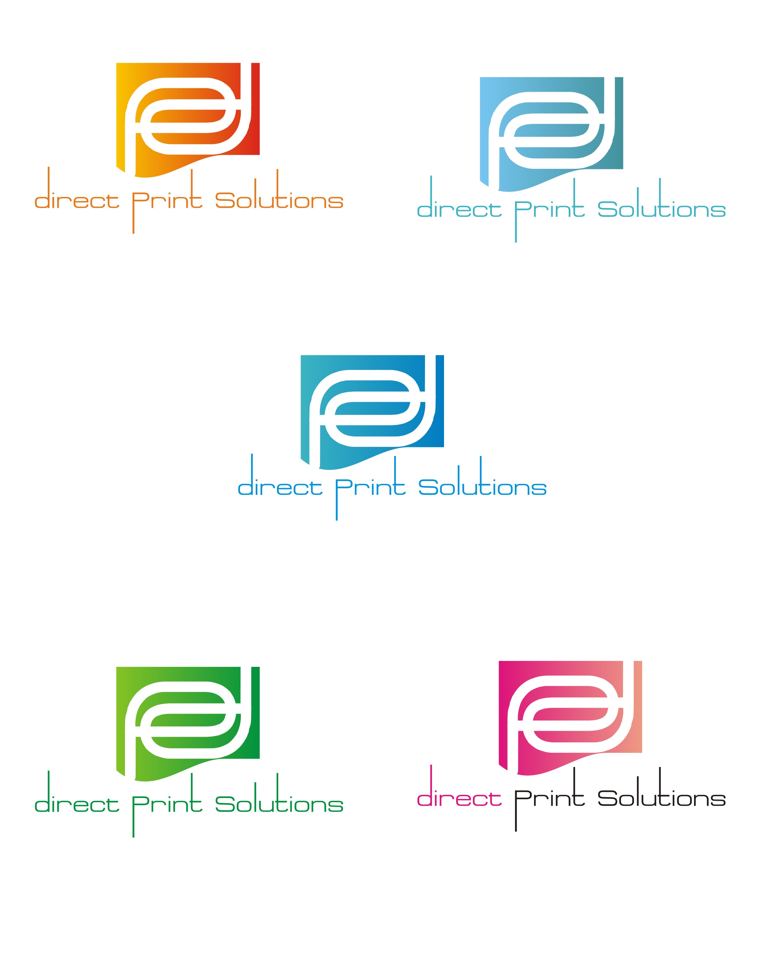 Logo Design by arpan sarkar for Direct Print Solutio | Design #53082