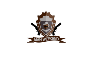 man weekend OR www.manweekend.org - either, both or none are optional | Logo Design by XZen