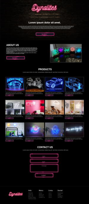 Dynalites | Web Design by lionx