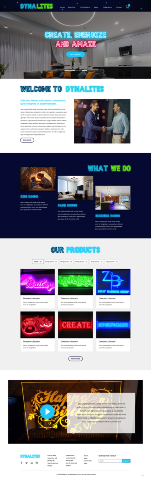 Diseño Web por pb para Dynalites | Diseño: #19311349