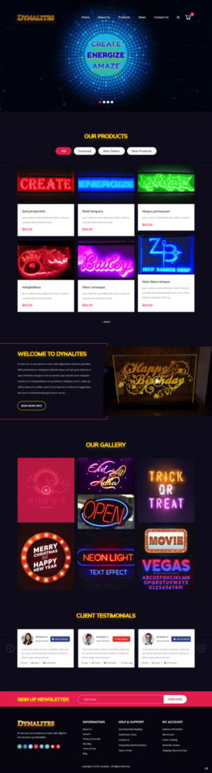 Diseño Web por pb para Dynalites | Diseño: #19311352