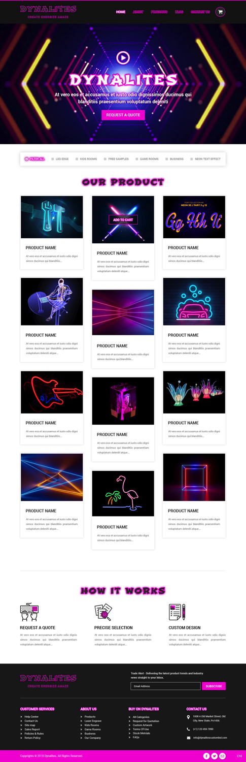 Web Design by pb for Dynalites | Design #19311353