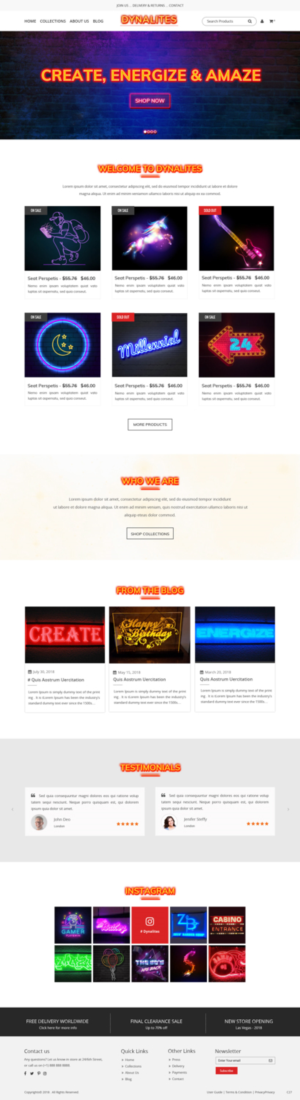 Diseño Web por pb para Dynalites | Diseño: #19311357